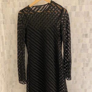 Rag & Bone Black Slip Dress, Size S